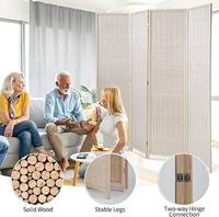 Fabricant personnalisé pliant en bois mobile bureau chambre intimité cloison écran rétractable en bois moderne bureau chambre/salle à manger