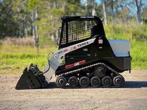 Minicargadora de orugas de goma TEREX PT30 ASV 2011 con motor Yanmar de alta eficiencia, 4 años de garantía, bomba de motorreductora - Product Image 5