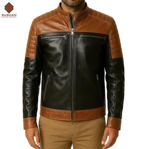 Red Synthetic Leather Winter Casual Bomber <b>Jacket</b> with Zipper and <b>Mandarin</b> <b>Collar</b> OEM Service - Product Image 3