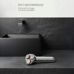 Rasoir électrique pour homme à triple lame, étanche IPX7, utilisation humide/sèche, interface en allemand, lames de rechange pour le corps - Product Image 5