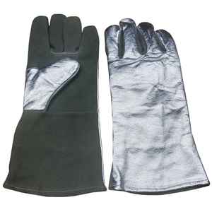 Gants de soudage en cuir lavables meilleure conception d'usine imperméable pour la construction de soudage fourniture directe gants de soudage en cuir - Product Image 4