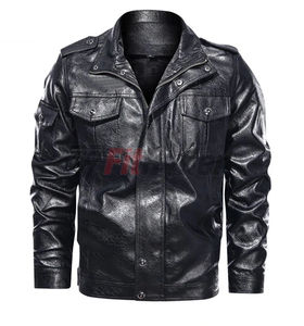 2025 veste en cuir de qualité supérieure pour hommes Style avec 100% veste en cuir de peau de vache d'origine OEM prix de gros bon marché - Product Image 5