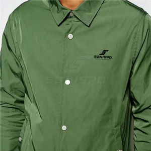 Veste de sport imperméable et respirante en nylon et polyester pour hommes, service OEM en gros, logo personnalisé, hiver, extérieur, enduite - Product Image 5