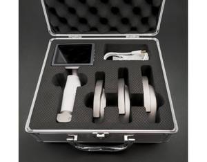 Laringoscopio de vídeo portátil Hugemed VL3 Cuchillas de titanio reutilizables Equipos médicos de laringoscopio de vídeo portátil VL3 - Product Image 1