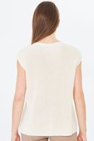 Pull en tricot doux et chaud pour femmes 100% en coton biologique 1503