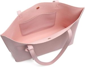 Nouveau design 2025 de sac fourre-tout chic et spacieux pour femmes en faux cuir lisse avec pompon et aspect poli - Product Image 5