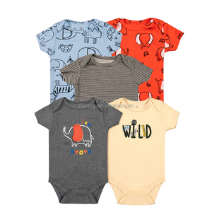 Tuta in cotone per neonato il bambino cresce meglio come i vestiti per bambini 3-12 <span class=keywords><strong>mesi</strong></span> ragazzo ragazza manica corta Casual pagliaccetto in cotone rosa - Product Image 6