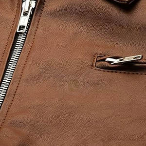 Veste en cuir à fermeture éclair à la mode de nouveau style Veste en cuir à la mode pour hommes de haute qualité à prix bon marché - Product Image 6