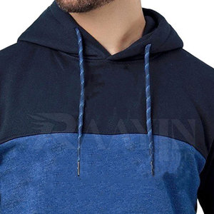 Sweat à capuche épais en molleton 100 % coton de haute qualité pour homme, coupe classique, avec logo personnalisé, couleur unie, idéal pour l'hiver - Product Image 4