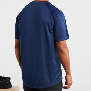 Camisetas de gran tamaño de manga corta para hombre, camisetas deportivas de compresión de secado rápido, patrón de estampado sólido, entrenamiento de 220 gramos - Product Image 2