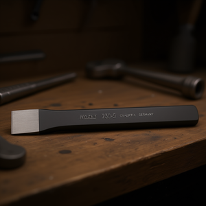 Cincel plano Hazet con mango ovalado aplanado para cinceles y punzones - Product Image 3