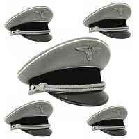 Sombrero de capitán Disfraz Sombrero Accesorio Yate Capitán Piloto Sombrero Gorras ajustables Oficer Peak Caps de alta calidad