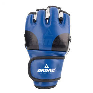 Gants d'entraînement MMA avec dragonne de soutien Gants MMA en PU avec fermeture facile et zone rembourrée pour les articulations - Product Image 2