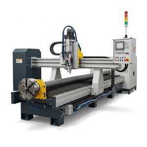 Machine de découpe de tubes au plasma CNC, moteur servo automatique, 380V, découpe de métaux industrielle, précise, fiable, facile à utiliser - Product Image 1