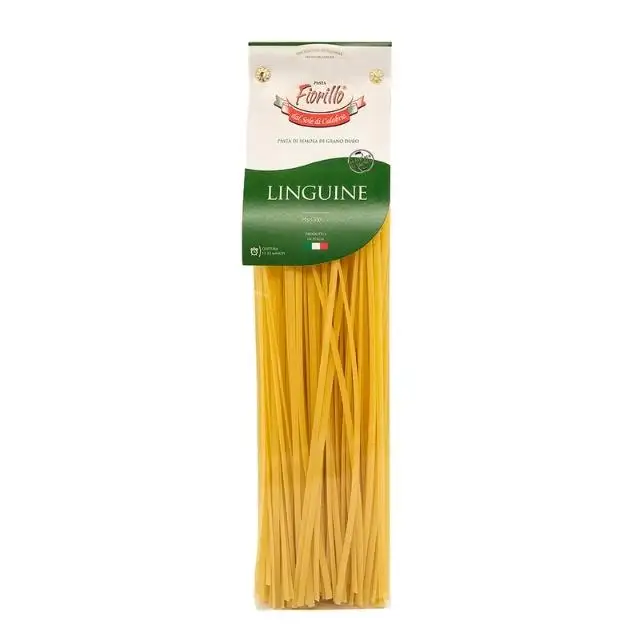 Kwaliteit Linguine Pasta Elegantie-Lange Vorm 500G Griesmeel Van Durum Tarwe-Top Italiaans Ambacht Door Pastificio Fiorillo