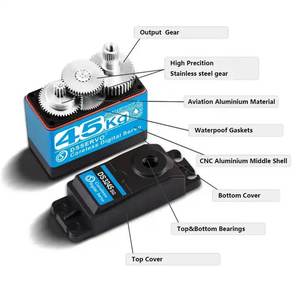45KG High Torque Metal Geared Waterproof Digital Servo DS3245SG - Product Image 3