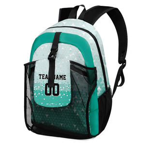 Sports Sublimation Team <b>Backpack</b> Custom Printed School Travel Bag Cordura Durable Soft Zipper Closure Custom Printed SBP-0146 - Product Image 2