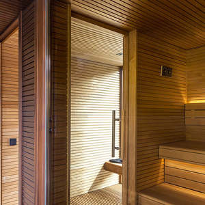 Couverture de sauna traditionnelle d'extérieur Auroom Natura pour 4-5 personnes pour votre escapade hivernale - Product Image 2