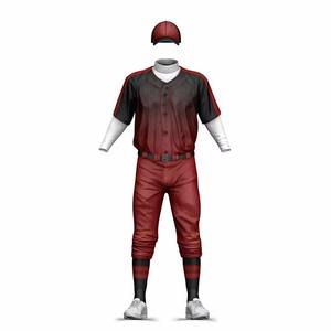Ensemble de maillots de baseball et de softball sublimés personnalisés unisexe respirant 100% polyester pantalons à séchage rapide chemises en gros pour adultes - Product Image 2