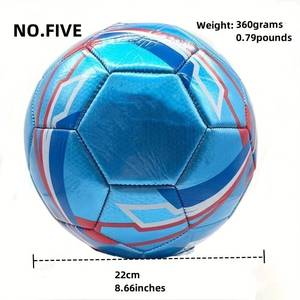 Balón de fútbol pakistaní de tendencia superior, Balón de partido de Fútbol cosido a máquina, último diseño, tamaño 5, cuero PU, las mejores BOLAS DE PARTIDO - Product Image 4