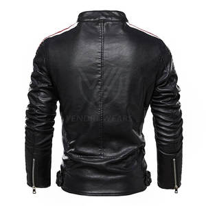 Chaquetas de moto para hombre Chaqueta de cuero de moto de nuevo estilo en logotipos personalizados más vendidos en Pakistán - Product Image 3