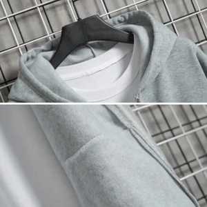 Professional <b>Men</b> Basic Hoodie Breathable Comfortable Fashion Hooded Jacket <b>Pullover</b> <b>for</b> sale - Product Image 5