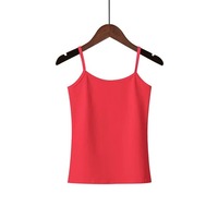 Femmes été décontracté coton hauts licou cou débardeur avec dentelle décoration femme mode T-shirt gilet grande taille Camisoles