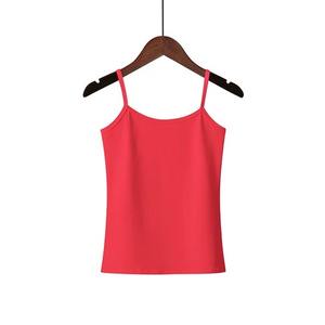 Femmes été décontracté coton hauts licou cou débardeur avec dentelle décoration femme mode T-shirt gilet grande taille Camisoles - Product Image 1