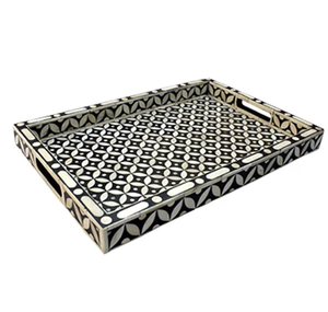 Standard Quality Bone Inlay <b>Serving</b> <b>Tray</b> safe Tea <b>Serving</b> <b>Tray</b> Nesting Adorable Design - Product Image 5