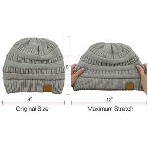 Top Selling 100% Cotton Breathable <b>Waterproof</b> Men's <b>Beanies</b> Custom Made Oversized Hat Custom Color Latest Design Competitive - Product Image 6