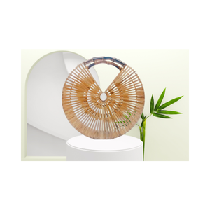 Unique Classic Bamboo Handbag High Quality Handmade for Women Custom Design Vietnam Manufacturer <b>Wicker</b> Material - Product Image 4