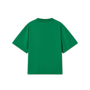 T-shirt en coton épais 300gsm T-shirt à manches courtes vert pour hommes femmes T-shirt vierge en gros - Product Image 2