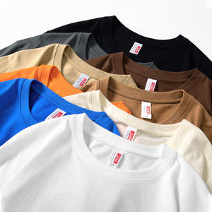 Camiseta de gran tamaño lisa de peso pesado de alta calidad impresión bordado personalizado en blanco 100% algodón hombres camiseta para hombres - Product Image 2