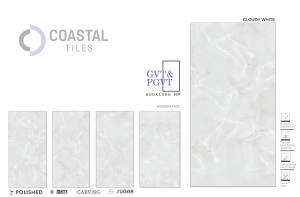 Azulejos de suelo de porcelana blanca de 600x1200mm de alta calidad, diseño moderno, pulido brillante, azulejos interiores de larga duración de azulejos costeros - Product Image 5