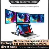 Moniteur portable LCD IPS 15,6 pouces 1080P avec extension triple écran, interface USB-C pour ordinateur portable