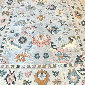 Alfombras modernas Oushak con estilo y versátiles en azul Catalina, juego de alfombras para decoración del hogar - Product Image 1