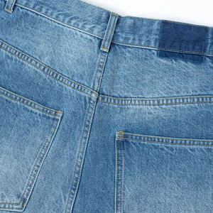 กางเกงยีนส์ขายาวสำหรับผู้ชายกางเกงยีนส์ขาบานสำหรับฤดูร้อนกางเกงยีนส์ขาตรงมีเพชรออกแบบได้ตามต้องการ - Product Image 5