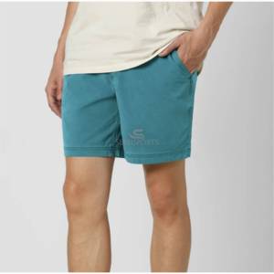 Pantalones cortos de algodón para hombre de la mejor calidad, ropa informal personalizable con cintura elástica, tipo de cintura media, servicio OEM, MOQ bajo - Product Image 1