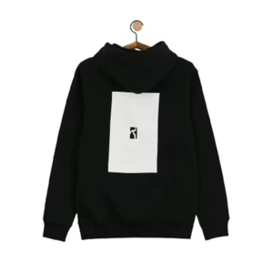 Sweat à capuche en molleton décontracté à manches longues pour hommes, couleur unie, hiver, style de rue, logo personnalisé/motif - Product Image 1