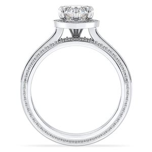 REYES 925 plata esterlina forma de corazón 2.24Ct Moissanite anillos de compromiso para mujeres diseño elegante boda joyería fina - Product Image 6