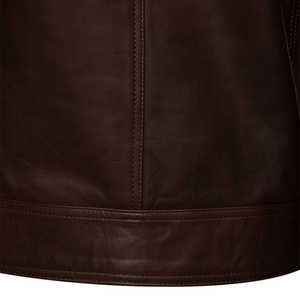 Chaqueta de Cuero Transpirable Exclusiva para Hombre, Estilo Moderno, Ajuste Relajado, Duradera y Cómoda - Product Image 6
