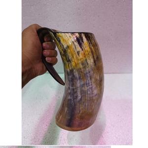 Jarra de cuerno auténtica para cerveza y cerveza, taza de cuerno de ganado ecológica para regalar, tazas de cuerno para beber disponibles - Product Image 4