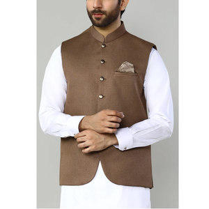 Chaleco ajustado con estampado de logotipo personalizado para hombre, chaleco sin mangas de buena calidad para hombre, ropa de boda - Product Image 1