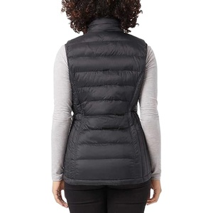 Mujeres Zip up Stand Collar sin mangas de algodón ligero acolchado recortado chaleco acolchado invierno cálido abrigo chaqueta 2026 - Product Image 2