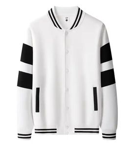 Blouson de baseball personnalisé pour hommes Blouson de baseball Lettermen Blouson de baseball vierge Manteau Letterman Blousons universitaire unisexe en coton - Product Image 1