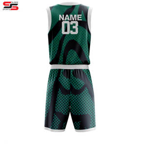 เครื่องแบบบาสเกตบอลสำหรับเยาวชนชุดบาสเก็ตบอลดีไซน์ล่าสุดตามสั่ง - Product Image 2