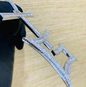 Dijes de Oro Amarillo de 18K y Plata de Ley para Hombre con Moissanita Real de 2.80Ct con Certificación GRA para Bodas, Fiestas y Regalos - Product Image 2