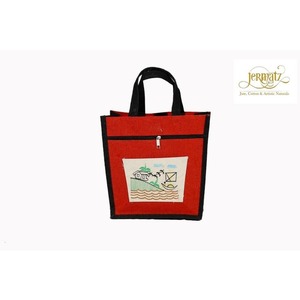 Nouveau sac de courses en jute avec logo, prix abordable, imprimé personnalisé, tissu recyclable, rose, blanc, bleu, exportation du Bangladesh - Product Image 1
