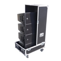 X-BASON pour 4x HDL30 HDL20 JBL SRX910LA DAS SARA100, Flight Case universel pour enceintes Line Array