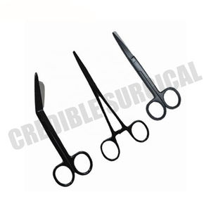 Ensemble de ciseaux médicaux approuvés par Ce 3 Pcs pour les infirmières Source d'alimentation manuelle Instruments chirurgicaux essentiels pour les soins infirmiers Ensembles de ciseaux - Product Image 3